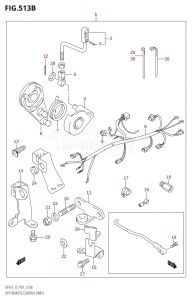 DF15 From 01502F-980001 (P01)  2009 drawing OPT:REMOTE CONTROL PARTS (K5,K6,K7,K8,K9,K10,011)