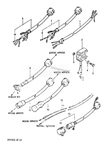 DT140 From 14002-405082 till 406620 ()  1984 drawing OPT : ELECTRICAL