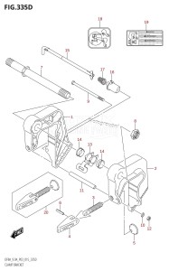 DF8A From 00801F-510001 (P03)  2015 drawing CLAMP BRACKET (DF9.9AR:P03)