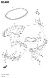 01504F-810001 (2018) 15hp P01-Gen. Export 1 (DF15A  DF15AT) DF15A drawing SIDE COVER (DF9.9BR,DF15AR,DF20AR)