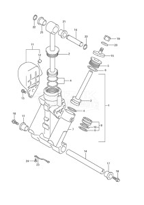 Outboard DF 150 drawing Trim Cylinder