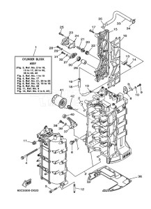 F100BETX drawing CYLINDER--CRANKCASE-1