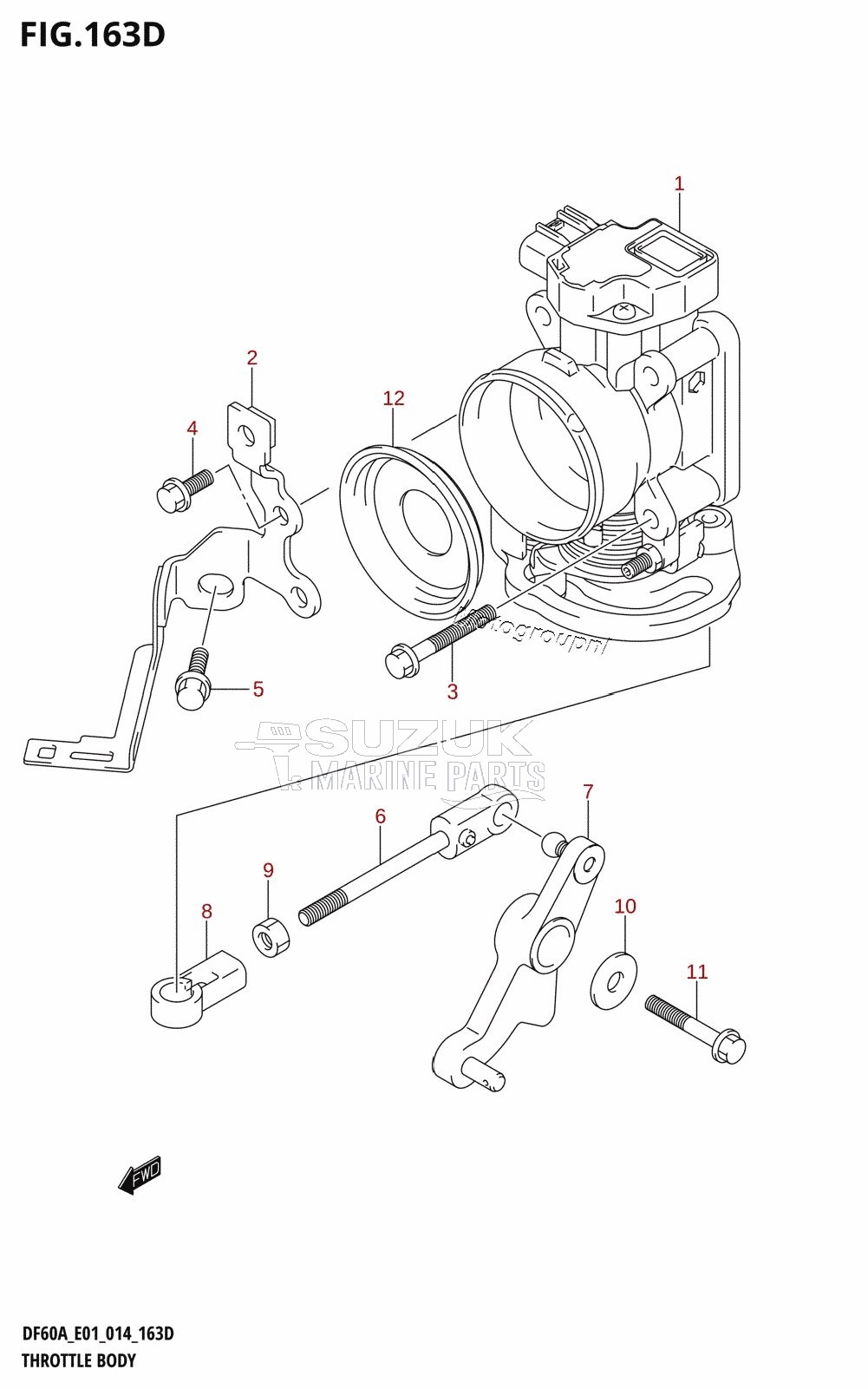 THROTTLE BODY (DF40AST:E34)