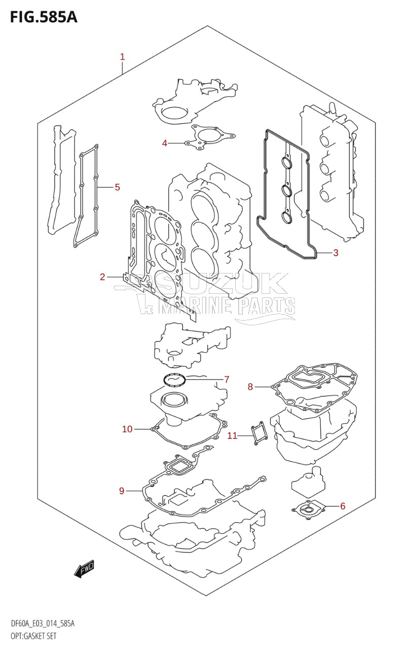 OPT:GASKET SET