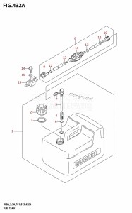 DF9.9A From 00994F-310001 (P01)  2013 drawing FUEL TANK