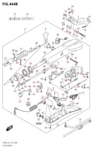 DF80A From 08002F-710001 (E03)  2017 drawing TILLER HANDLE (DF70ATH:E40)