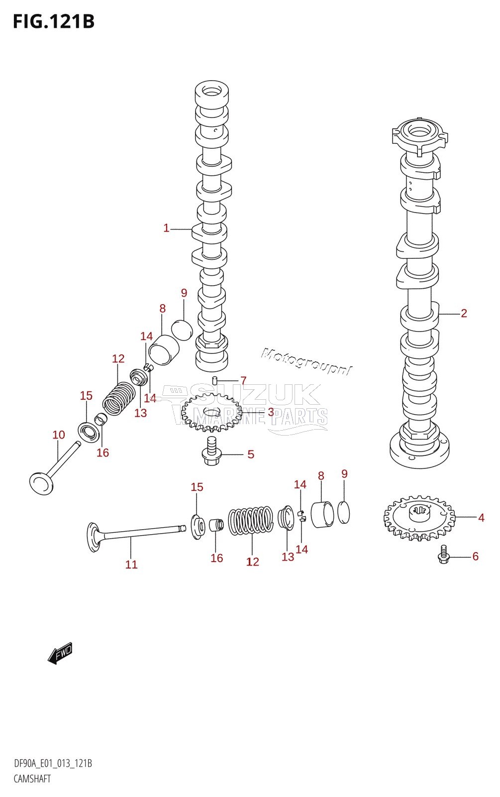 CAMSHAFT (DF70A:E40)