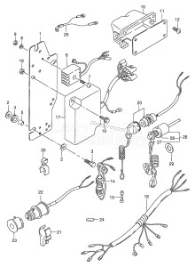 DT75MQ From 07501-231001 ()  1992 drawing ELECTRICAL (MQ ~MODEL:94)