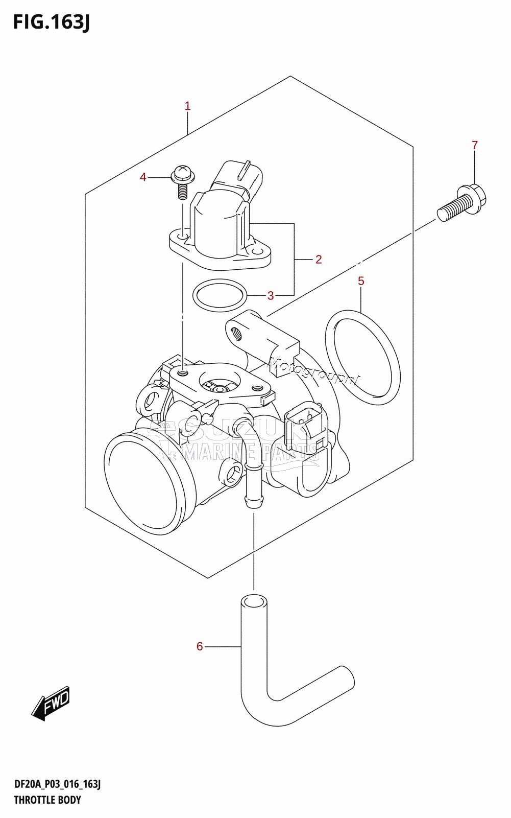 THROTTLE BODY (DF20AT:P03)