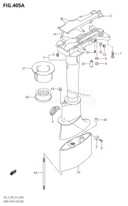 DF6 From 00602F-410001 (P03)  2014 drawing DRIVE SHAFT HOUSING