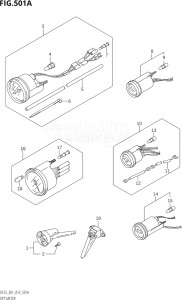 02503F-310001 (2013) 25hp E01-Gen. Export 1 (DF25  DF25Q  DF25R) DF25 drawing OPT:METER (DF25R:E01)