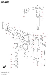 DF115A From 11503F-510001 (E03)  2015 drawing SWIVEL BRACKET (DF140AT:E03)