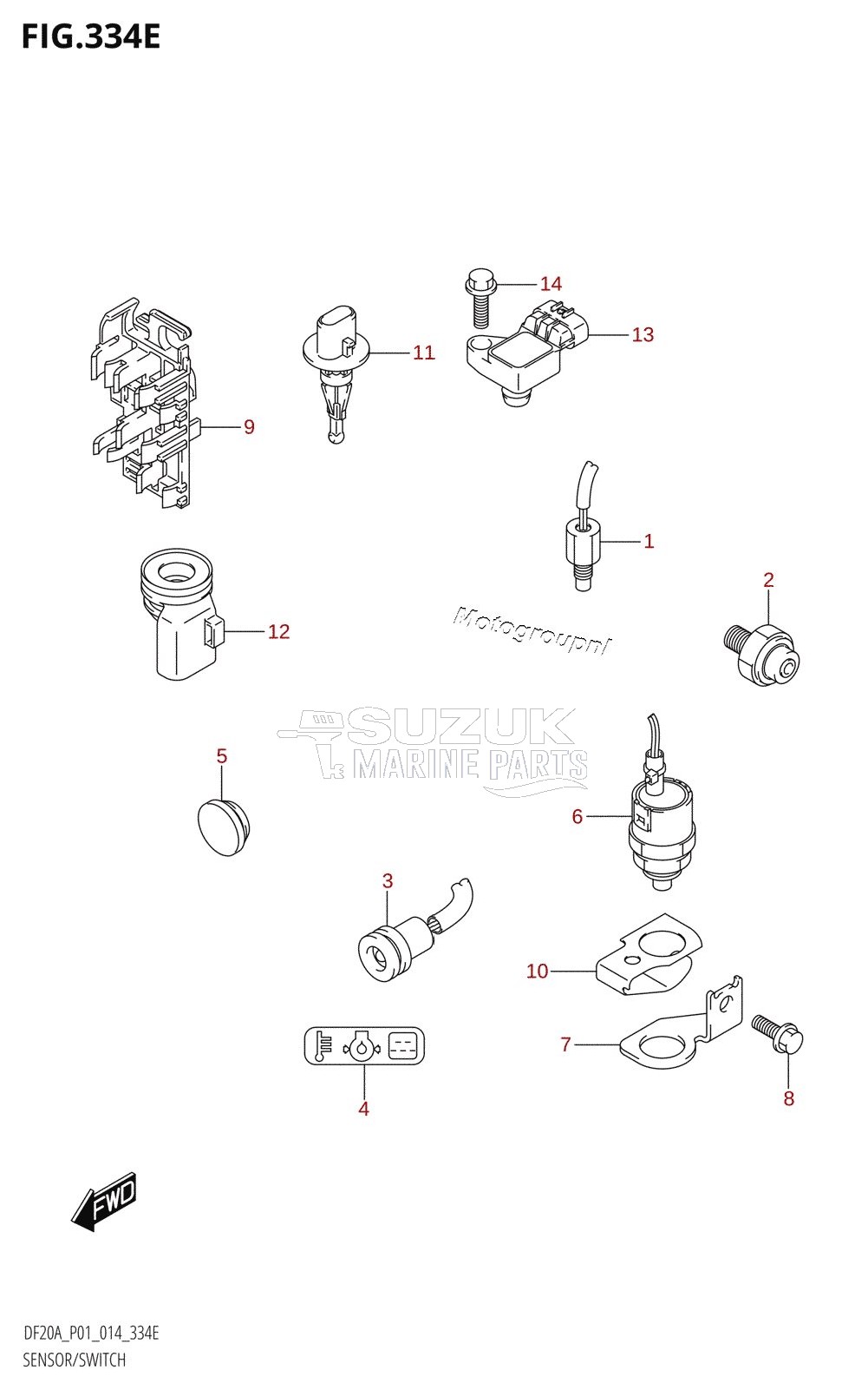 SENSOR /​ SWITCH (DF15AR:P01)