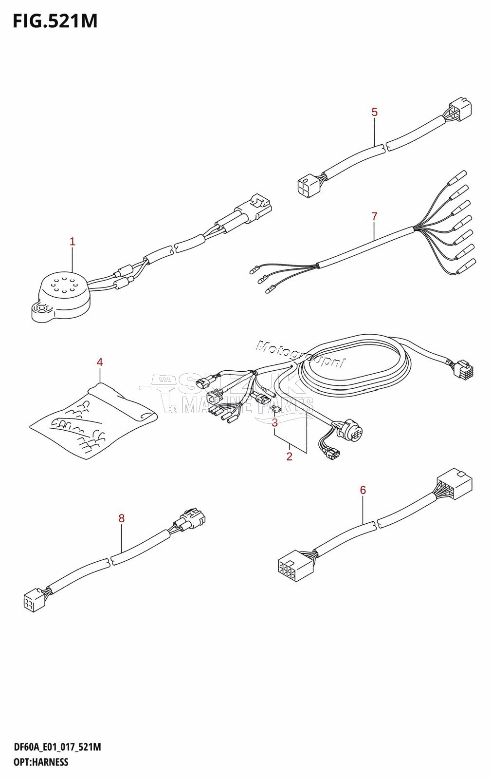 OPT:HARNESS (DF60ATH:E40)