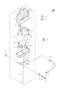 DF 140 drawing Fuel Vapor Separator