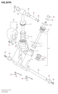 DF250ST From 25004F-210001 (E03)  2012 drawing TRIM CYLINDER (DF250ST:E03:L-TRANSOM)