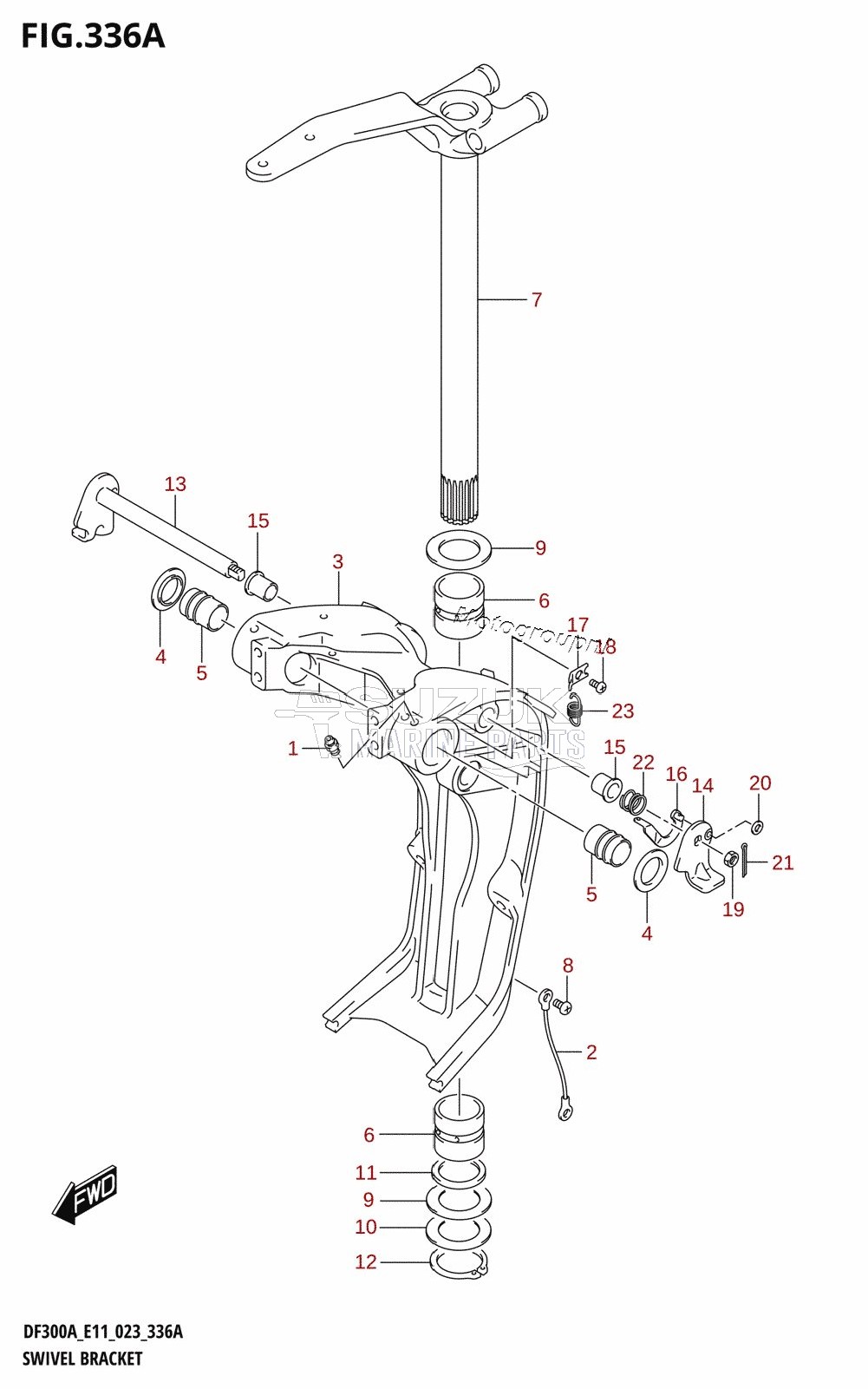 SWIVEL BRACKET (X-TRANSOM,XX-TRANSOM)