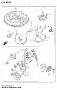 DF30A From 03003F-510001 (P01 P40)  2015 drawing OPT:STARTING MOTOR (MANUAL STARTER) (M-STARTER:DF30A:P40)