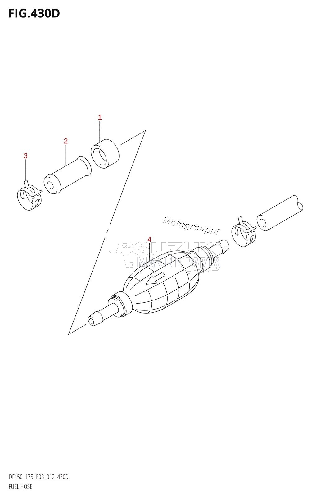 FUEL HOSE (DF175Z:E03)