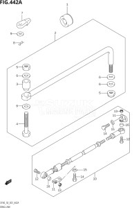 04001F-510001 (2005) 40hp E03-USA (DF40TK5) DF40 drawing DRAG LINK