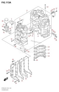 DF350A From 35001F-710001 (E01)  2017 drawing CYLINDER BLOCK