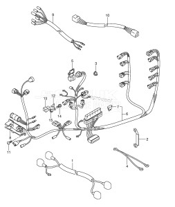 DF140 From 14001F-371001 (E40)  2003 drawing HARNESS