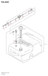 DT40 From 04005K-510001 ()  2015 drawing FUEL TANK (DT40WR:P40)