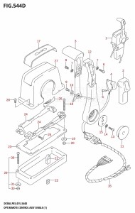 DF20A From 02002F-510001 (P03)  2015 drawing OPT:REMOTE CONTROL ASSY SINGLE (1) (DF15A:P03)