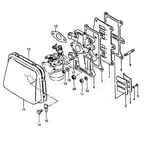 DT16P From 1601-200001 ()  1982 drawing INLET CASE