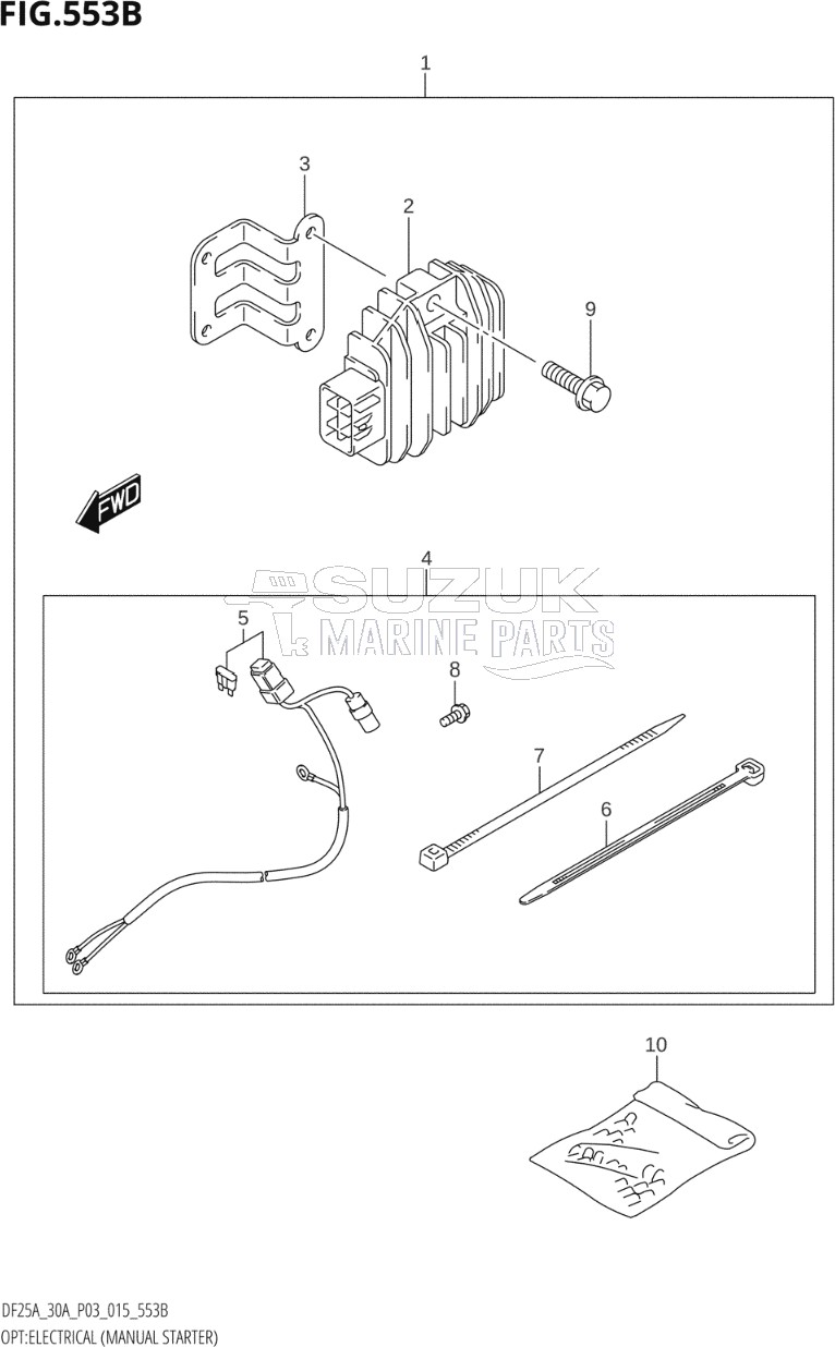 OPT:ELECTRICAL (MANUAL STARTER) (DF25AQ:P03:M-STARTER)