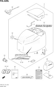 04004F-410001 (2014) 40hp E34-Italy (DF40AST) DF40A drawing ENGINE COVER (DF60ATH:E01)