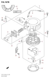 DT30 From 03005-310001 ()  2013 drawing RECOIL STARTER (DT30:P40)