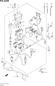 04004F-410001 (2014) 40hp E34-Italy (DF40AST) DF40A drawing HARNESS (DF60AQH:E40)