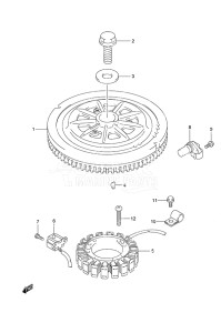 Outboard DF 40A drawing Magneto