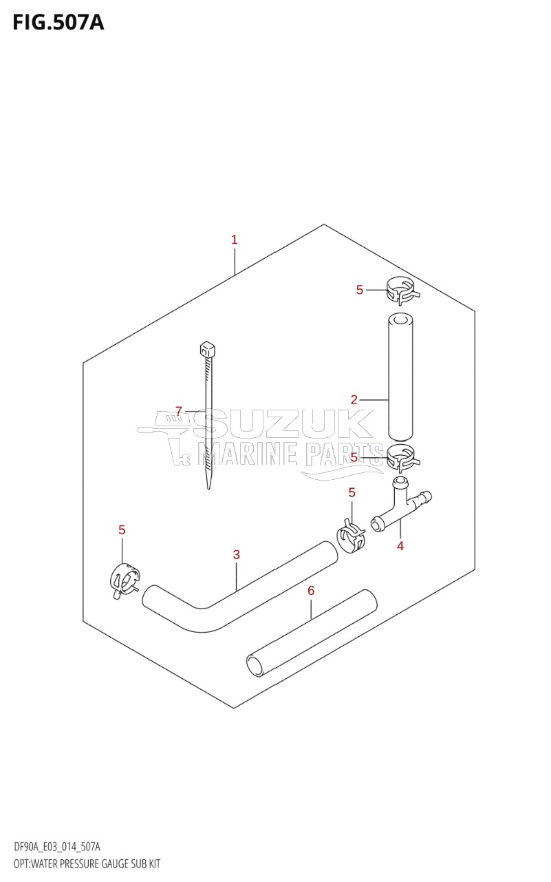 OPT:WATER PRESSURE GAUGE SUB KIT