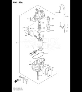 09003F-810001 (2018) 90hp E01 E40-Gen. Export 1 - Costa Rica (DF90AT  DF90ATH) DF90A drawing FUEL VAPOR SEPARATOR (E01)