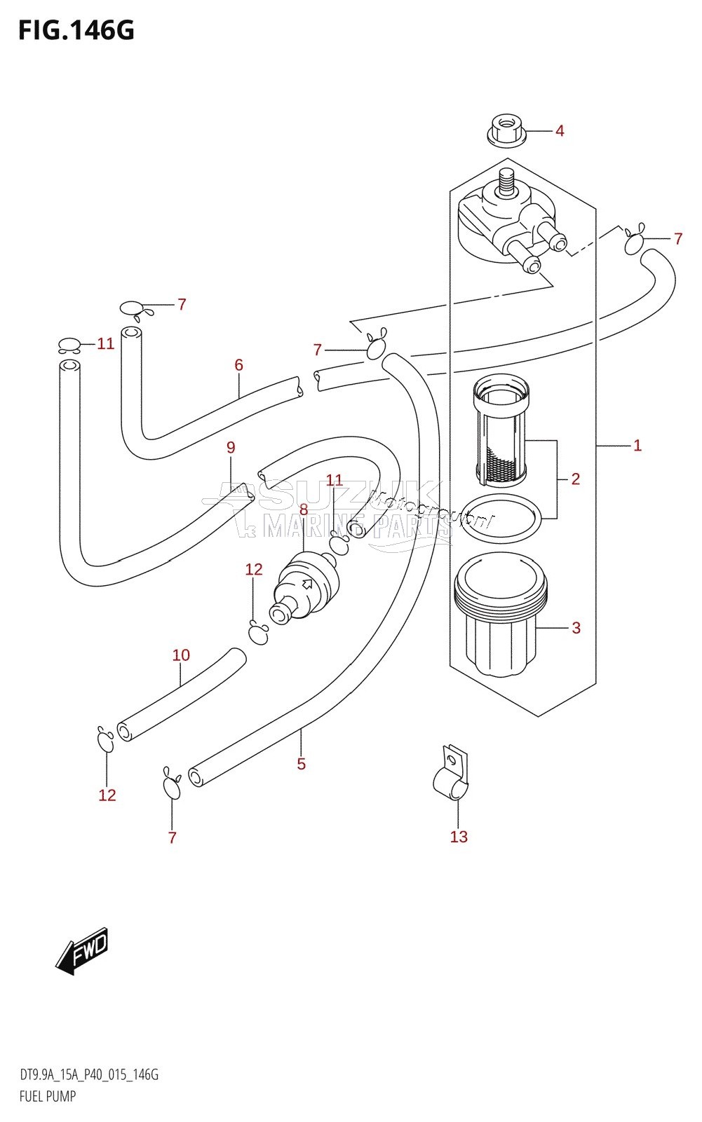 FUEL PUMP (DT15AK:P36)