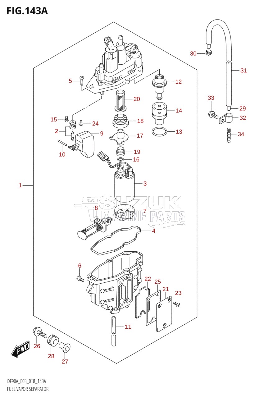 FUEL VAPOR SEPARATOR