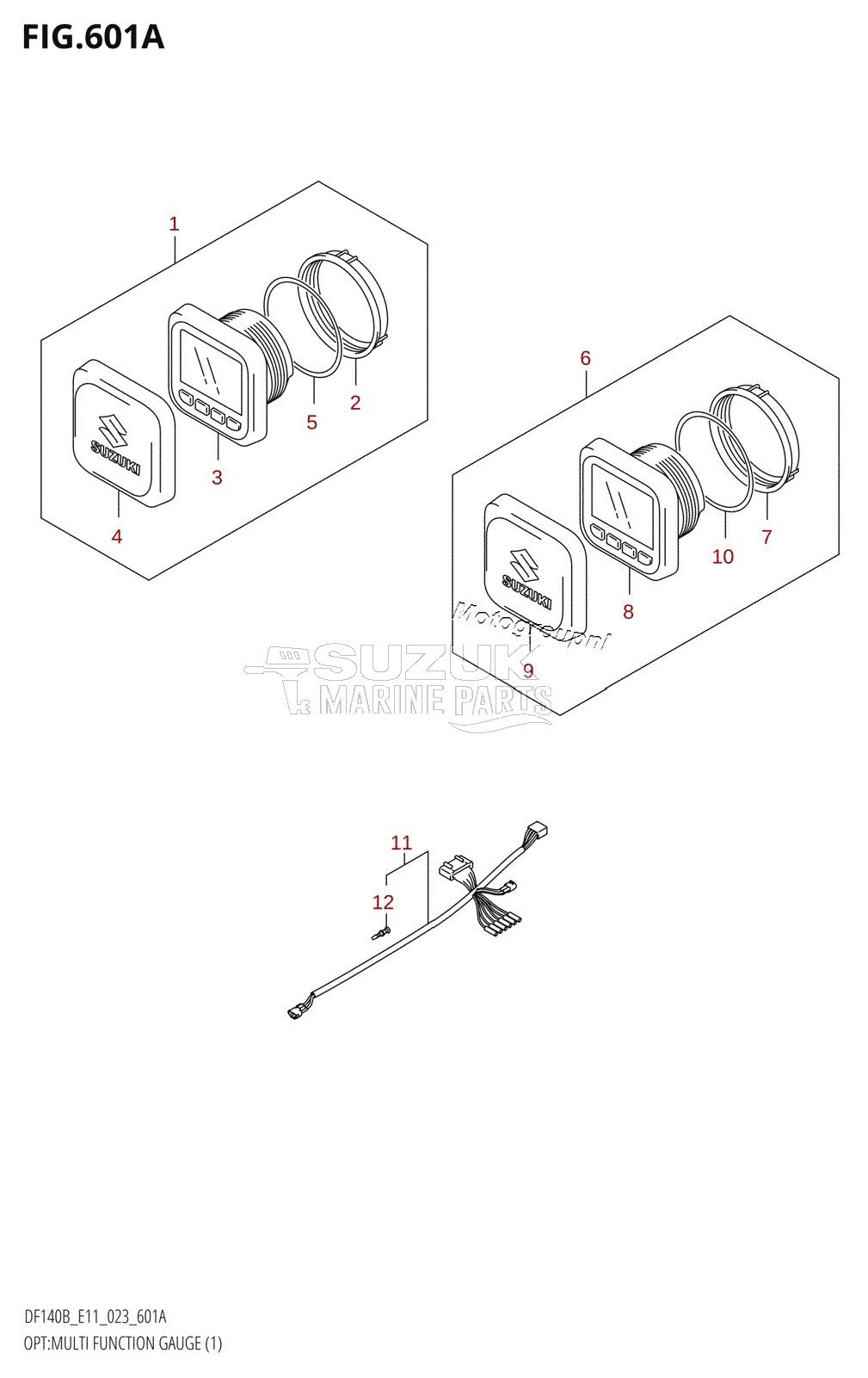 OPT:MULTI FUNCTION GAUGE (1) (022)