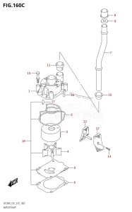 DF150AZ From 15003Z-910001 (E01 E40)  2019 drawing WATER PUMP (DF200AZ:E01)