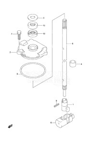 Outboard DF 115A drawing Shift Rod (C/R)