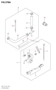 DF100 From 10001F-980001 (E01)  2009 drawing OPT:TRIM SENDER