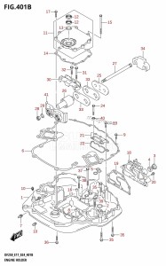 DF200T From 20002F-440001 (E01 - E40)  2024 drawing ENGINE HOLDER (DF200Z,DF225T,DF225Z,DF250T,DF250Z)