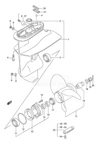 DF 9.9A drawing Gear Case