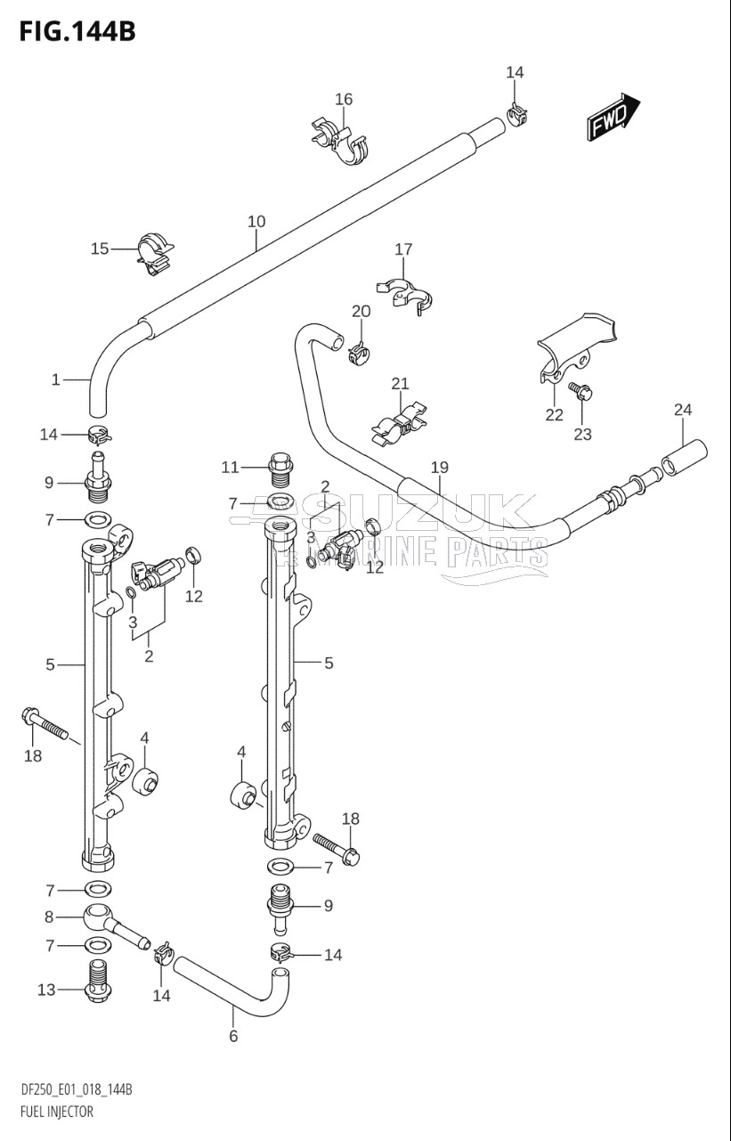 FUEL INJECTOR (E40)