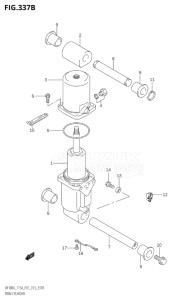 10003F-310001 (2013) 100hp E01 E40-Gen. Export 1 - Costa Rica (DF100AT) DF100A drawing TRIM CYLINDER (DF100AT:E40)