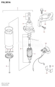 DT9.9 From 00993-980001 (E01 E13 E40)  2009 drawing STARTING MOTOR