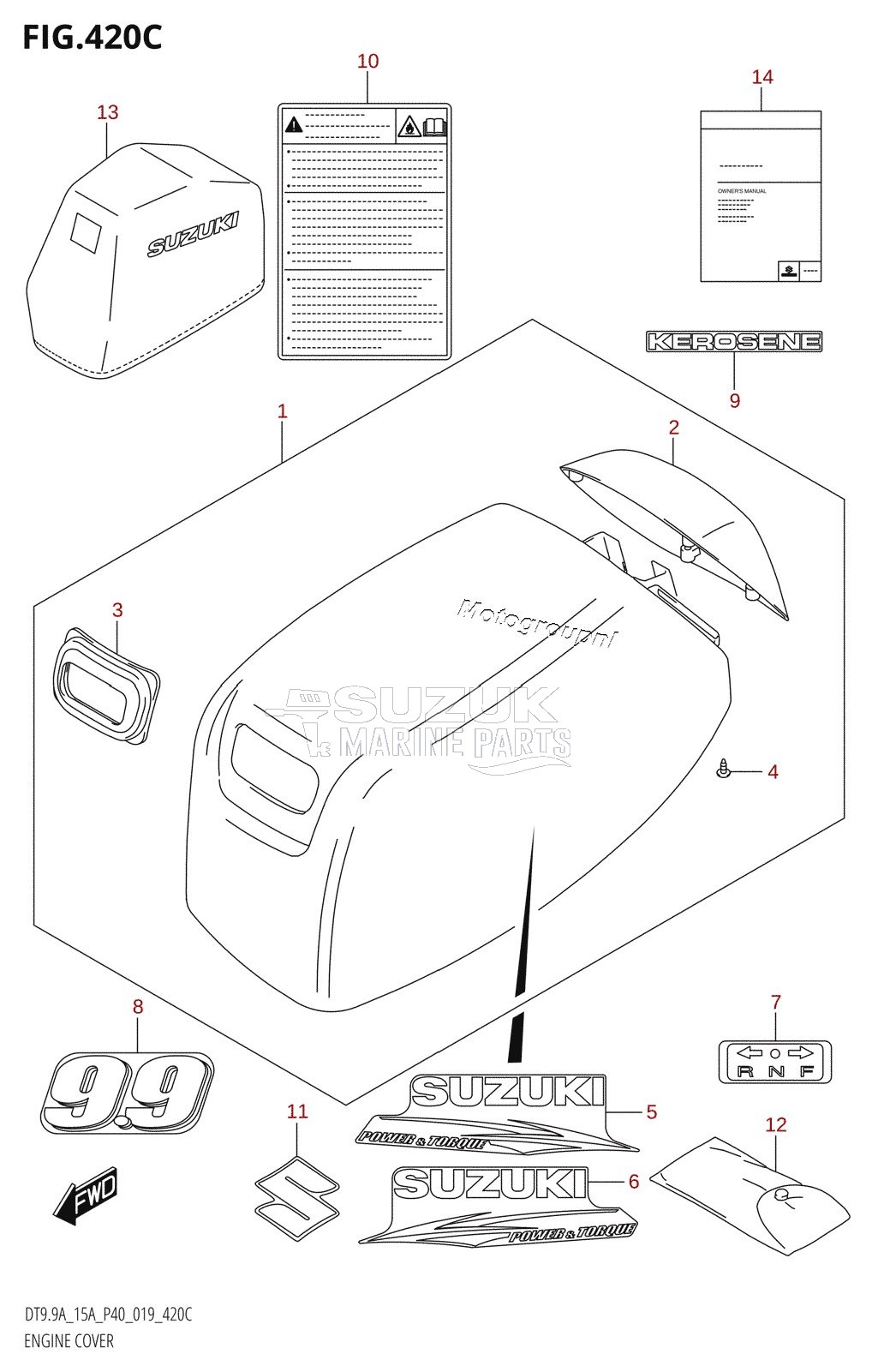 ENGINE COVER (DT9.9AK)