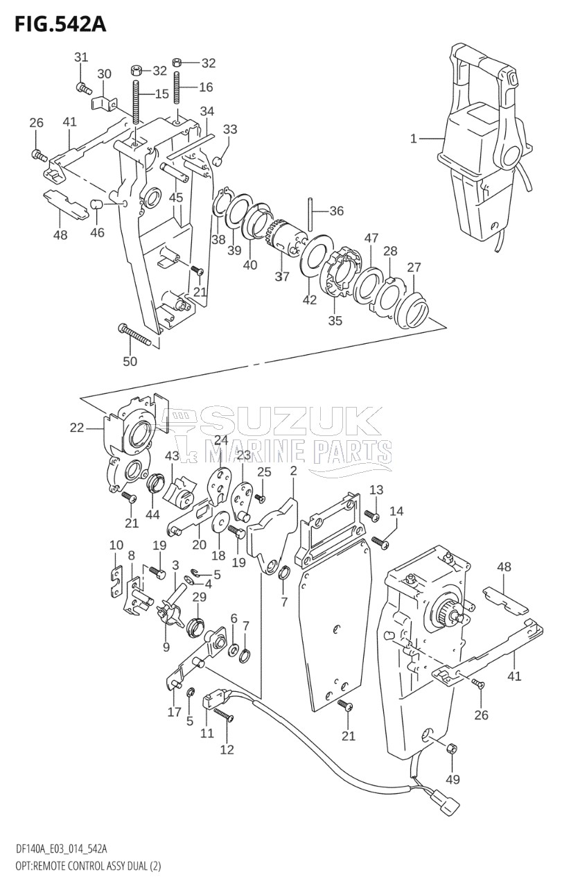 OPT:REMOTE CONTROL ASSY DUAL (2)