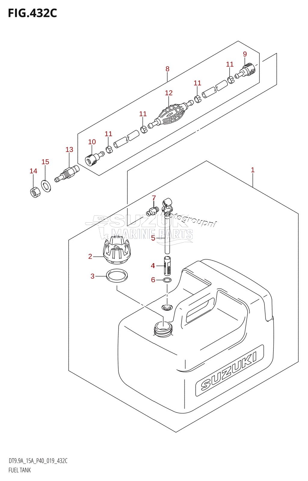 FUEL TANK (DT9.9AK:P40)